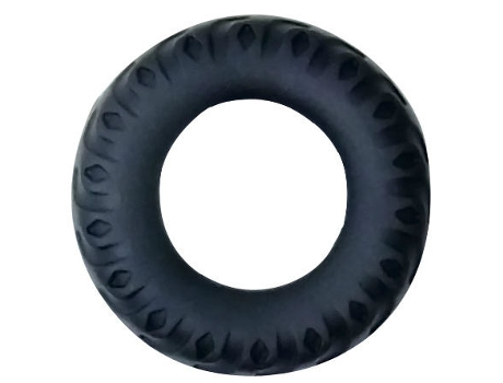 Estimulador Baile Titan Cockring Negro Verde 2cm