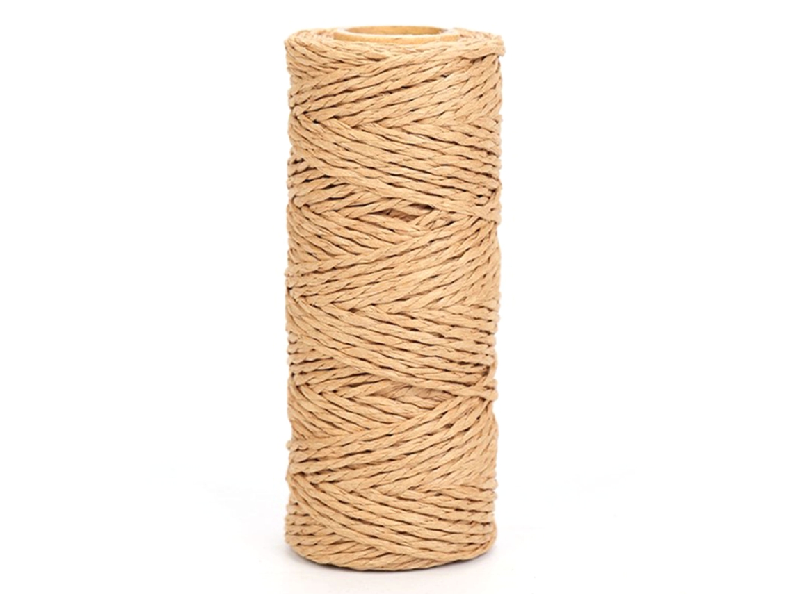 Cordón De Papel Trenzado De 100 M, Cinta Hecha A Mano Para Embalaje, Bricolaje Y Decoración Práctica.