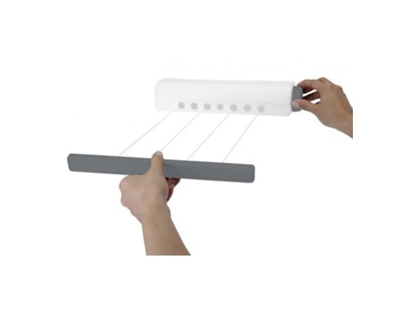 Tendedero Extensible Plegable De Pared 3.6 Metros 5 Cuerdas GERIMPORT