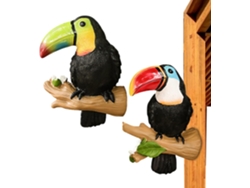 Decoraciones Para Exteriores, Estatuas De Jardín, Adornos De Pájaros, Figuras De Animales De Resina Para Patio,