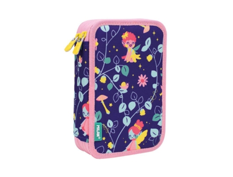 Estuche Escolar MILAN Fairy Tale 2023 Duplo C/Carga 49 Pecas 081264Fr