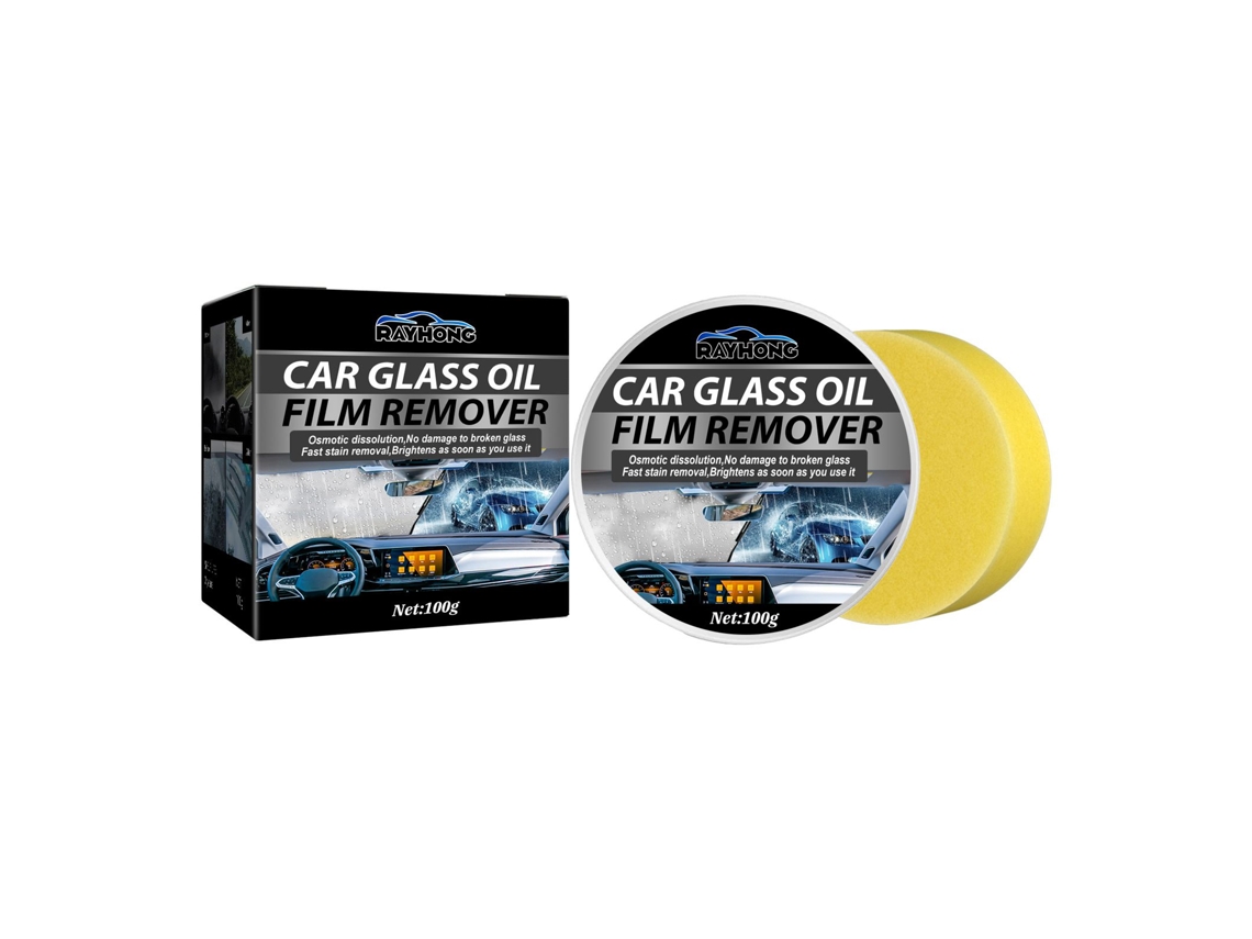 Pasta eficaz para eliminar la película de aceite de las ventanas del coche.