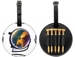 Bolsa Para Tees De Golf Material Pu Impermeable, Resistente Al Desgaste, A Prueba Humedad Clip Cinturón, Hebil