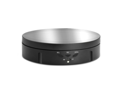 Mesa giratoria eléctrica de 360° con carga USB, soporte giratorio para pantallas, 3 velocidades ajustables para pantallas*