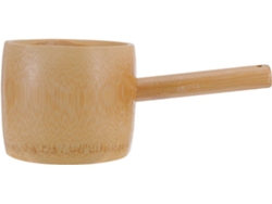 Cucharón De Agua De Madera De Bambú Con Mango Para Usar En La Cocina O En La Bolsa De Jardinería.