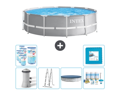 Piscina Tubular INTEX 26716GN-CB30 (8592 L - 366x99cm)