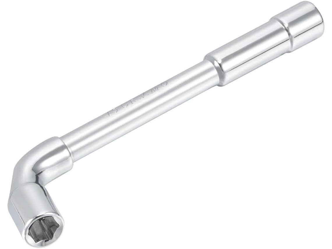 Llave hexagonal métrica en forma de L de 15 mm, cromada. CHABERLU