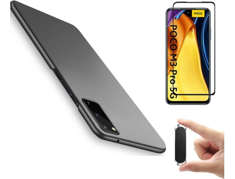 Carcasa y Protector de Pantalla Xiaomi Redmi Note 10 5G Negro
