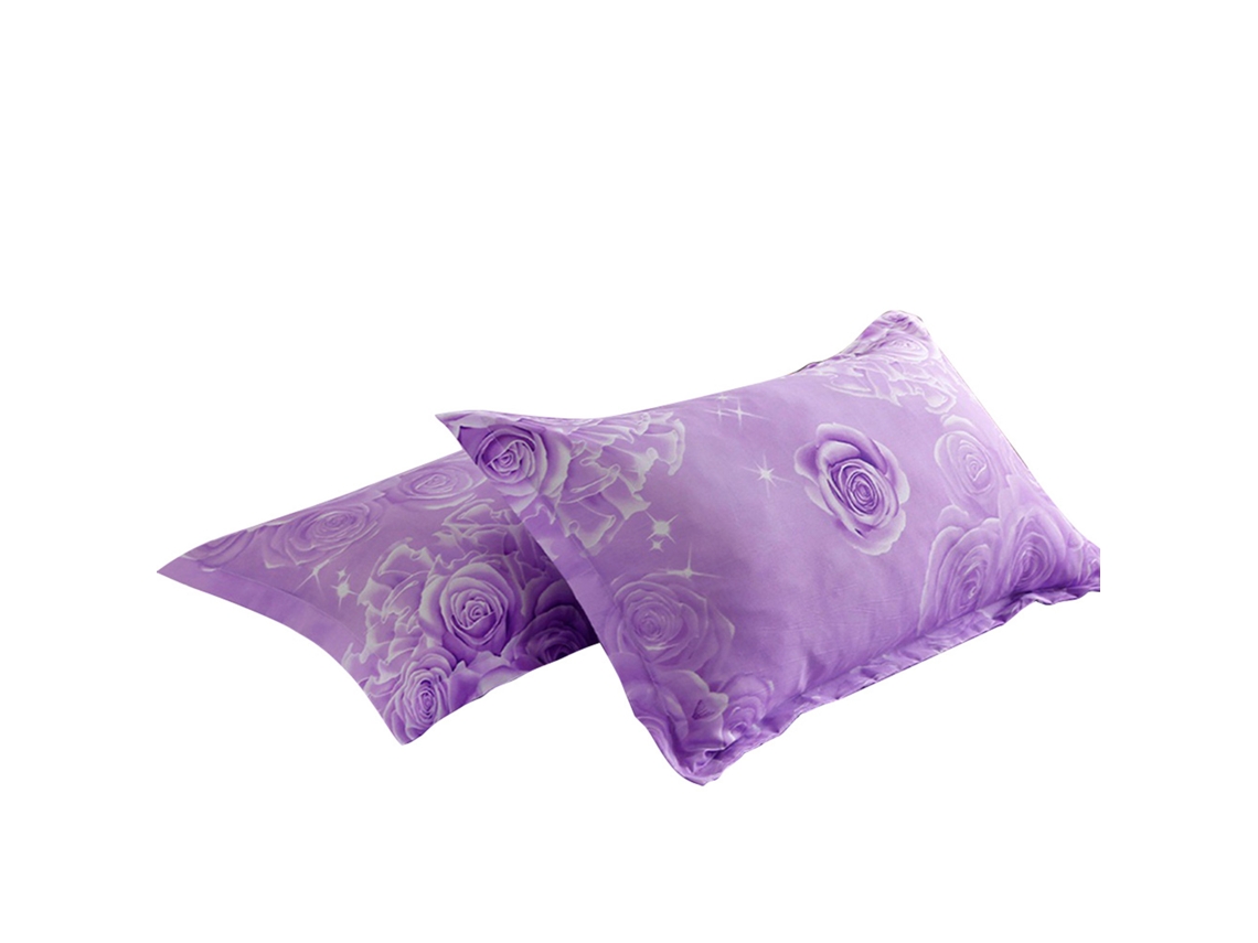 2026-2 Fundas De Almohada De Algodón Y Poliéster Suaves Y Respirantes Accesorios De Colchoneria (48*74cm)