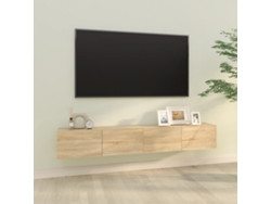 Armarios de pared (2 unidades, 100 x 30 x 30 cm), derivados de madera Sonoma, DKD HOME DECOR