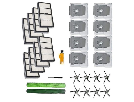 Accesorio Aspiradoras Compatibilidad IROBOT Roomba S9 (9150) S9+ S9 Plus Filtro Hepa Cepillo Lateral