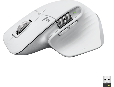 Ratón LOGITECH MX Master3S (Bluetooth - 8000 dpi - Blanco)