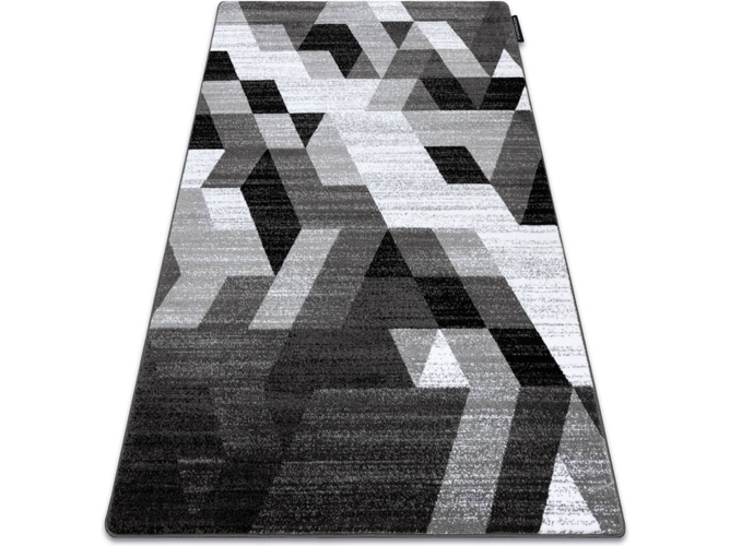 Alfombra DYWANY LUSZCZOW Intero Technic 3D (Gris - 160 x 220 cm - Polipropileno)