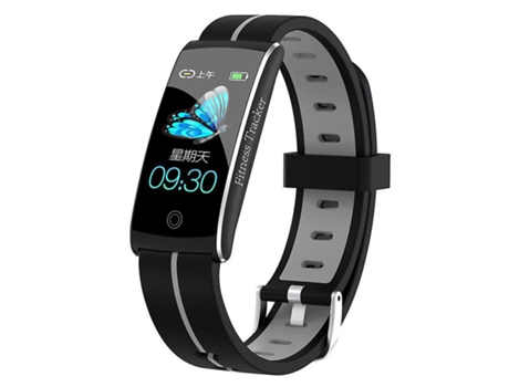 Reloj inteligente para unisex Deporte Con impermeable IP68 Fitness Oxígeno Rastreador de Actividad iOS Android Gris VEANXIN