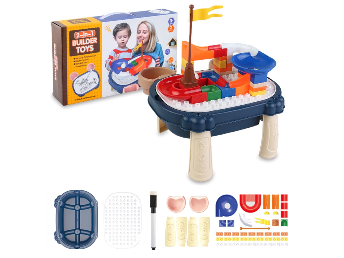 2026 Tablero De Dibujo Magnético Puzzle 2 En 1 Con 150 Bloques Juguete Educativo Para Niños De 3-7 Años Niños Y Niñas Regalo