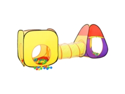Tienda De Juegos Niños Con 250 Bolas Multicolor 255x80x100cm