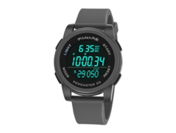 Reloj Deportivo Electrónico Para Hombre Panars, Resistente Al Agua, Luminoso, Gris.