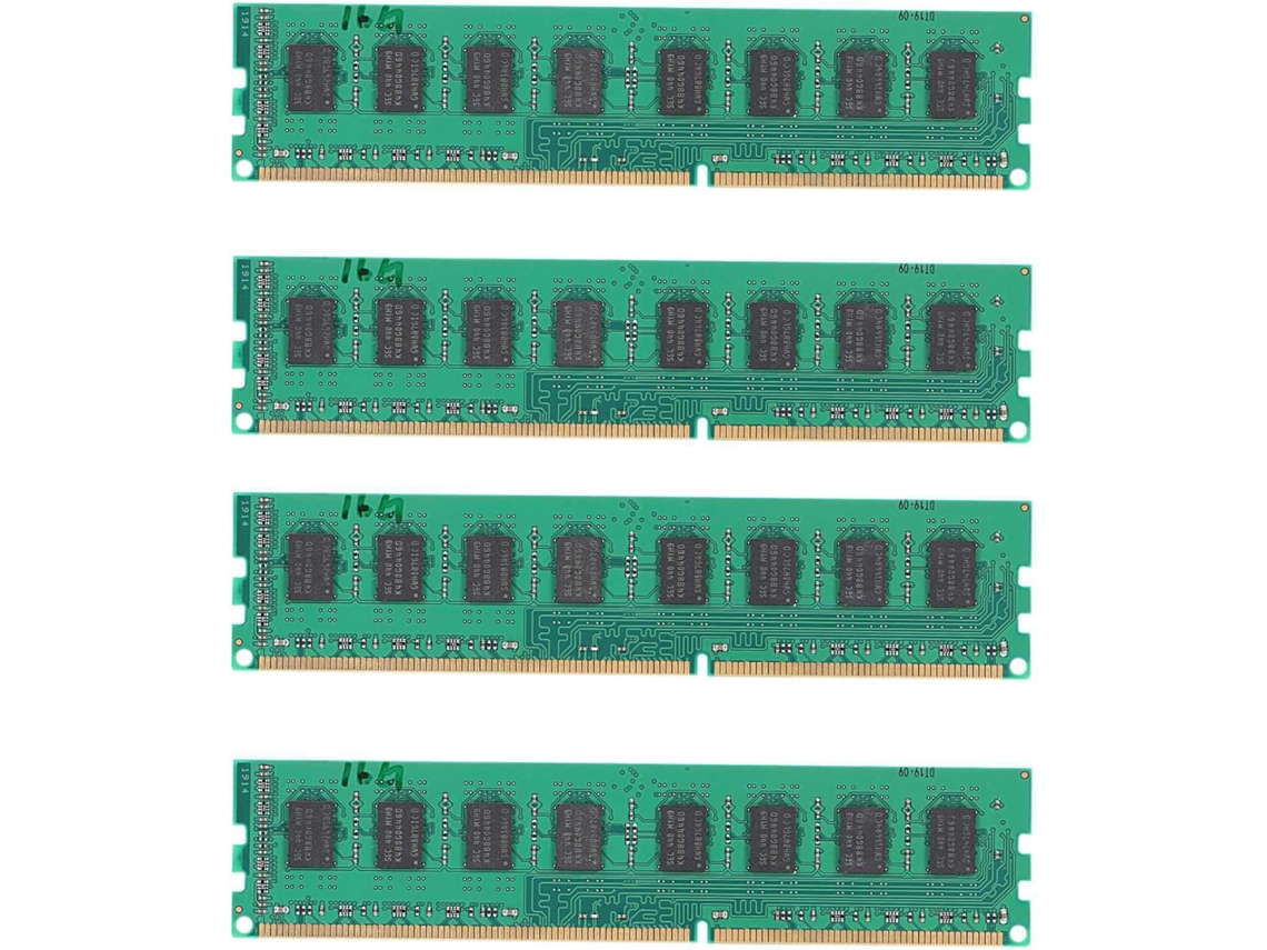 4 Módulos De Memoria Ram Ddr3 De 16 Gb A 1600 Mhz Dimm Pc3-12800 De 1,5 V Y 240 Pines Para Ordenadores De Sobremesa, Sin Ecc, Para Socket