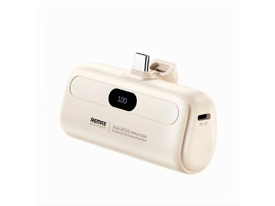 JILLIOPER Cargador Portátil Mini 5000mAh - Entrada/Salida, Batería, Carga Rápida y Segura