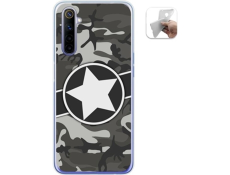 Carcasa Realme 6 TUMUNDOSMARTPHONE Camuflaje 02 Multicolor