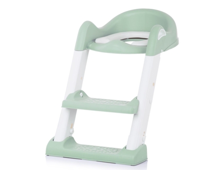 Asiento Reductor con Escalera para wc TIPPY pastel green CHIPOLINO