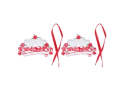 2pcs Colgante De Árbol De Navidad De Resina Tallado Y Pintado A Mano Decoración Colgante Para Hogar 22 W251