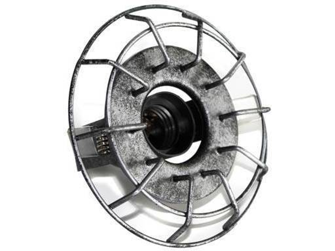 Lámpara de Techo CRISTALRECORD Timón (Plateado - E27 - Máx. 60W - Metal)