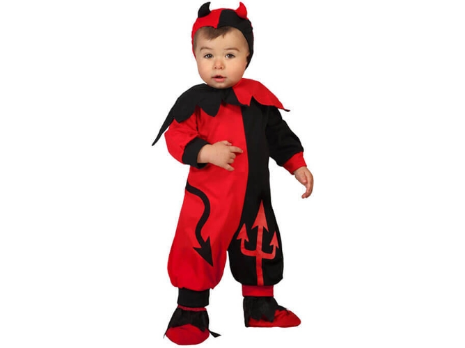 Disfraz de Bebé DISFRAZZES Demonio (Talla: 6 a 12 meses)