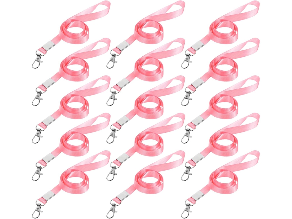Juego De 50 Piezas De Portatarjetas Con Cordón Y Clip De Langosta, Llaveros Para Tarjetas.