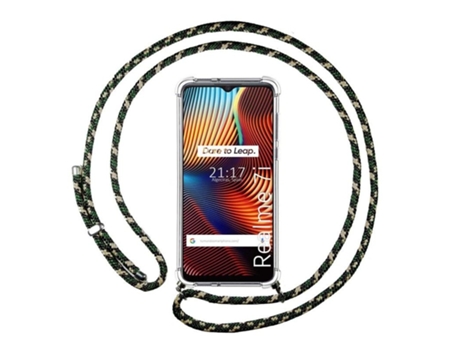 Carcasa Realme 7i / Narzo 30A TUMUNDOSMARTPHONE Colgante Verde