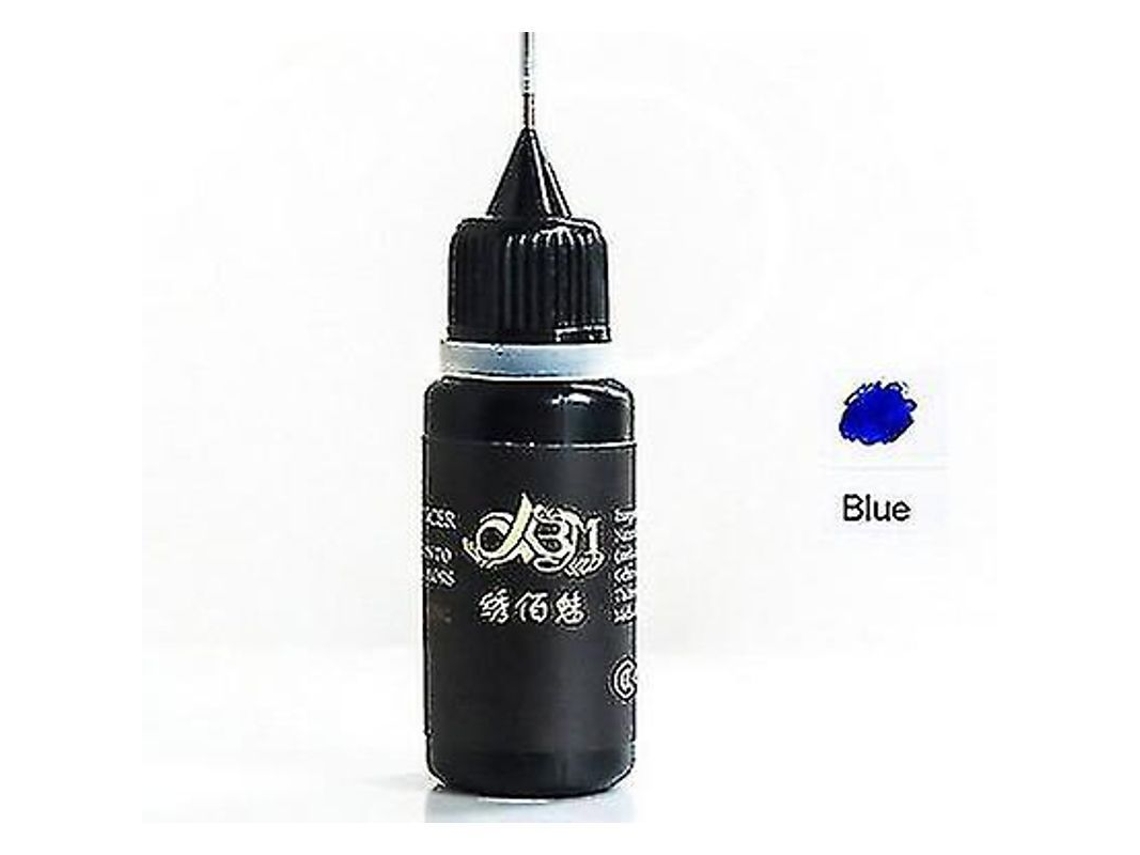 Cono De Henna India, Pasta De Henna Azul Para Tatuajes Temporales Corporales, 10 Ml.