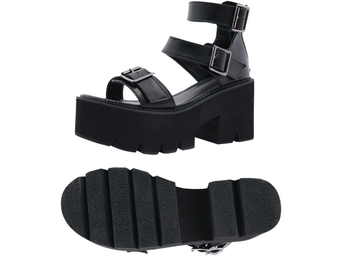 Elegantes Sandalias De Plataforma Para Mujer - Sandalias De Cuña Para Mujer - Sandalias De Playa Para