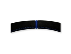Volante deportivo Heico para Volvo XC90, XC60, V90, V60, S90 y S60 en Alcantara azul.