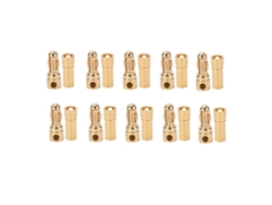 10 Conectores Banana Hembra De 3,5 Mm Chapados En Oro De Cobre Puro Para Accesorios De Medición Electrónica.