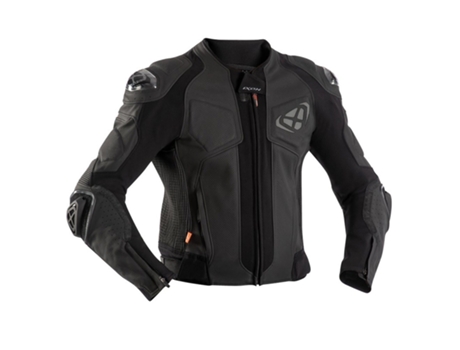 Chaqueta de Moto para Hombre IXON (S - Cuero - Negro)