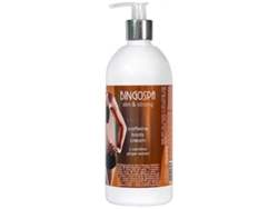 Crema corporal reafirmante adelgazante con cafeína, L-carnitina y jengibre, 500 ml, Bingospa