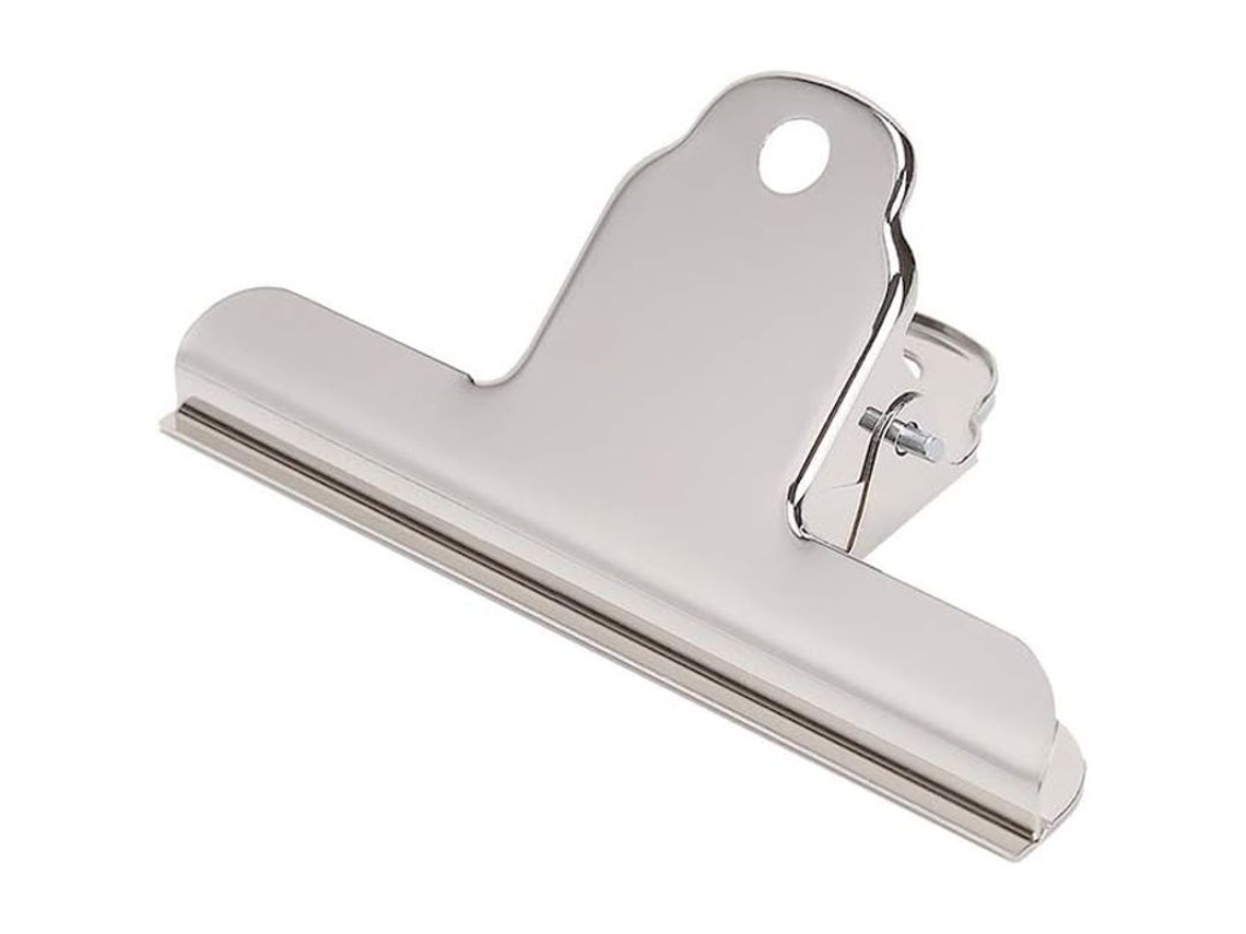 Grapas Bulldog Grandes De Acero Inoxidable, Paquete De 10 Unidades, 10 Cm, Para Papeles, Archivos Y Organización.