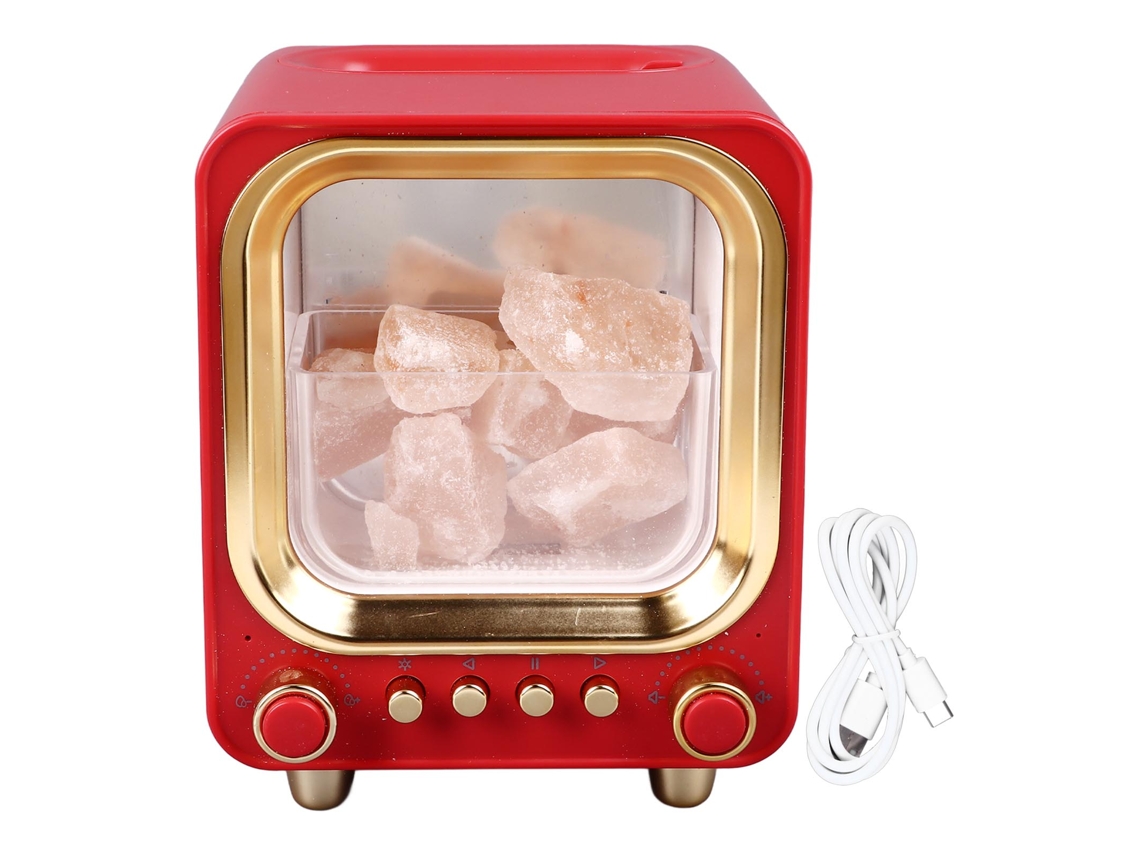 Difusor De Aceites Esenciales 4 En 1 De 160 Ml Con Altavoz Bluetooth, Humidificador, Lámpara De Aromaterapia, 6-8 Horas