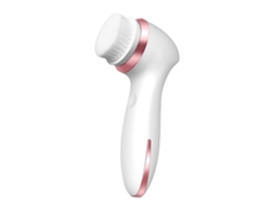 Cepillo de limpieza eléctrico rosa Yunzii, resistente al agua IPX7, con 3 cabezales para limpieza profunda y masaje de la piel.
