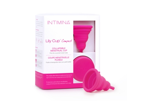 Copas Menstruales Lily Cup Compact Intimina (Pequeña - 'Design' Plegable Compacta - Talla: B - 1 Unidad)
