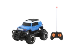 Coche teledirigido a escala 1/43, color azul, para niños a partir de 3 años.