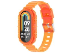 Correa de silicona transparente integrada para Xiaomi Mi Band 8