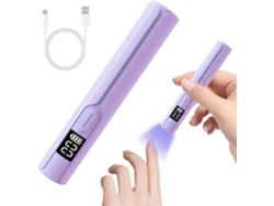 Lâmpada para Unhas Uv Portátil e Recarregável com 2 Temporizadores. ZYBLSSBB