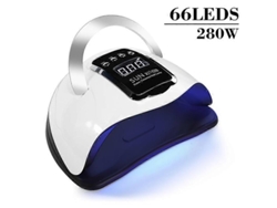 Lámpara LED UV para uñas, 66 LED, secado de uñas, manicura con sensor inteligente, secador de esmalte, herramienta de salón GOKOCO
