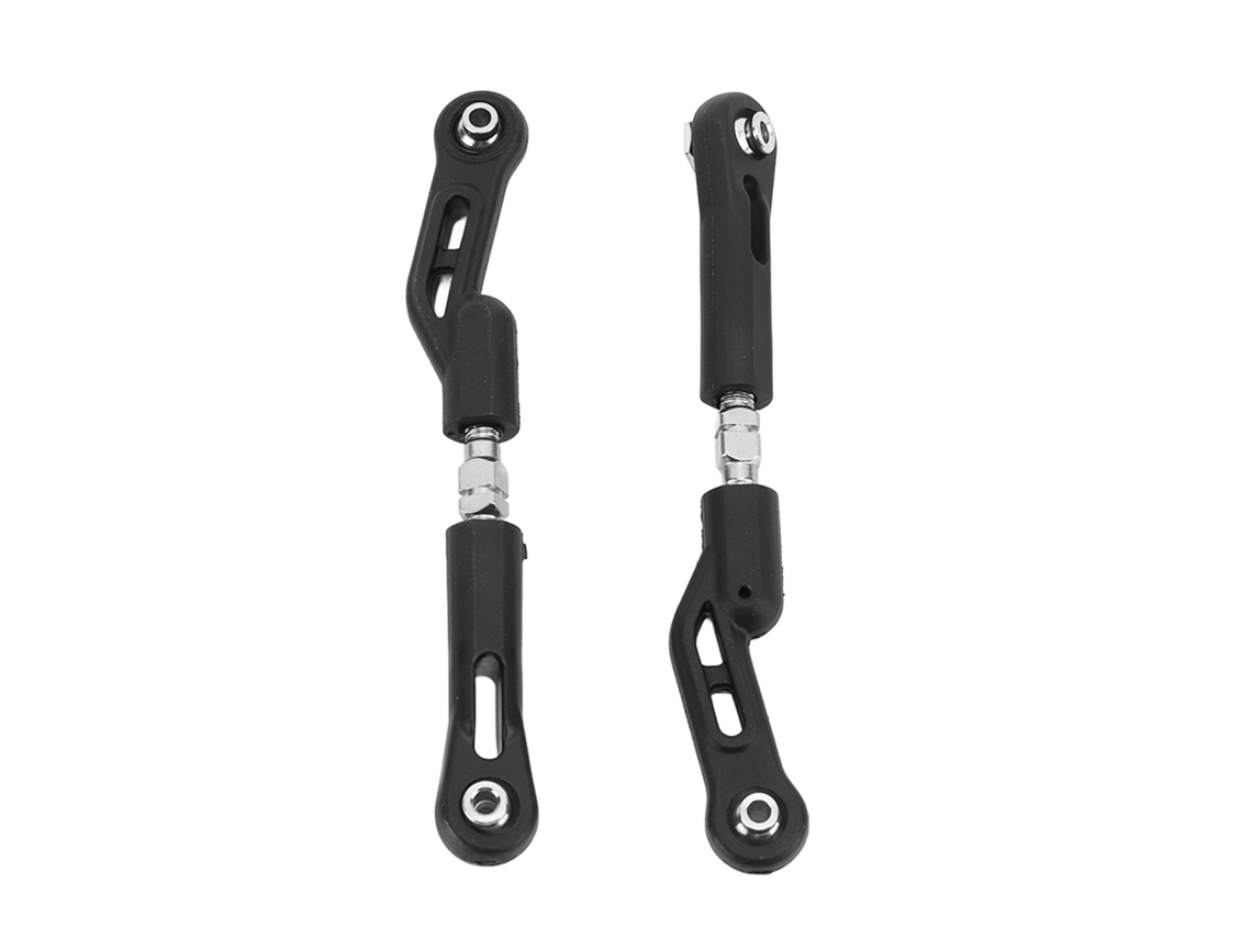 2pcs Biela Superior Traseira Rc Resistente Ao Desgaste Leve Para Carro Zd Racing 1/8 Preto