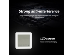 Controlador termostático digital Wi-Fi con pantalla LCD