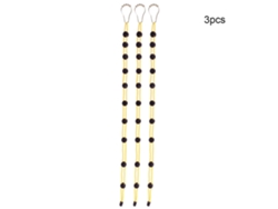 Tendedero para calcetines, organizador para calcetines, soporte para cuerda de lavandería (amarillo)