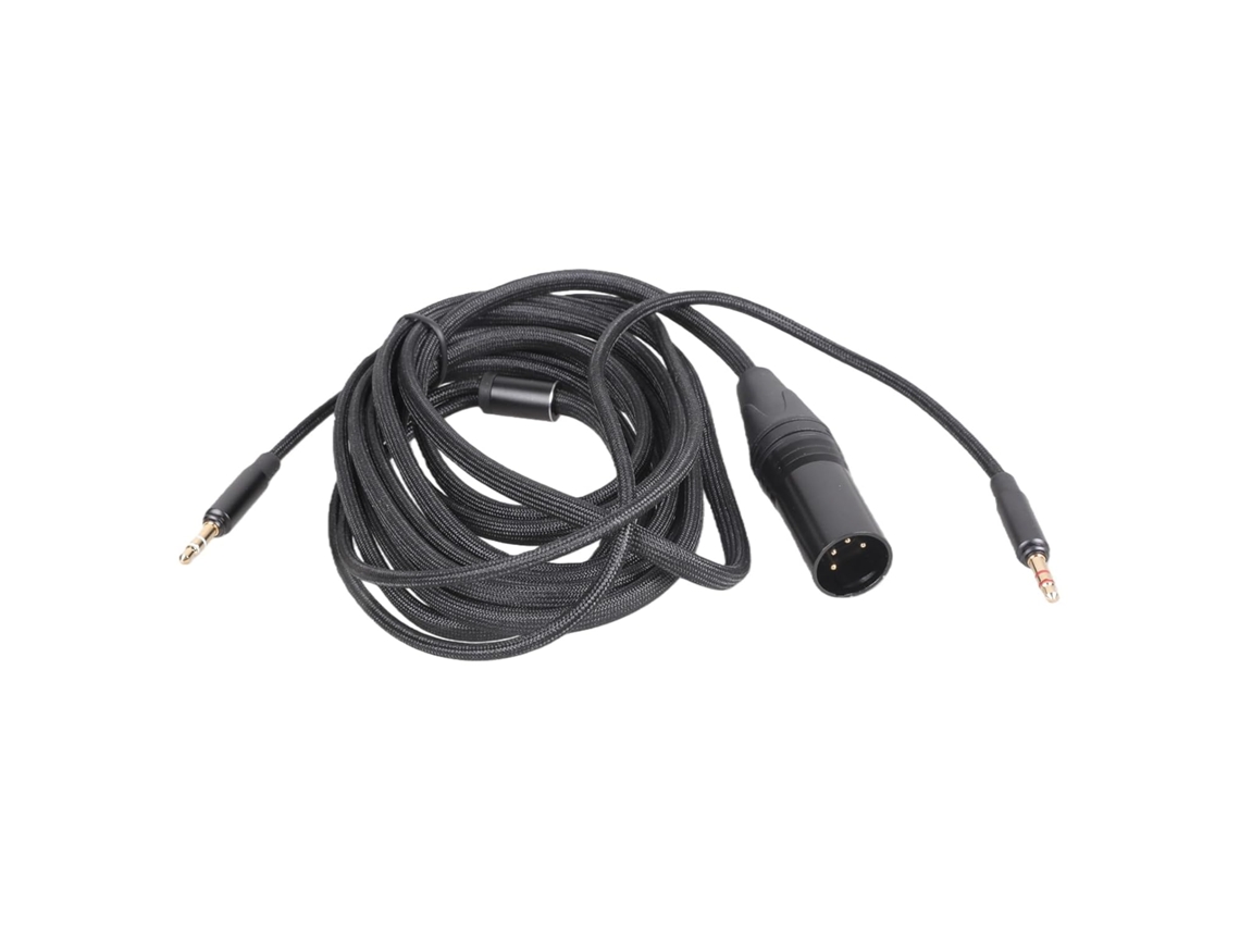 Cable De Extensión Balanceado De 4 Pines Para Auriculares Arya Sundara Ananda He400se Con Doble Conector De 3,5 Mm.