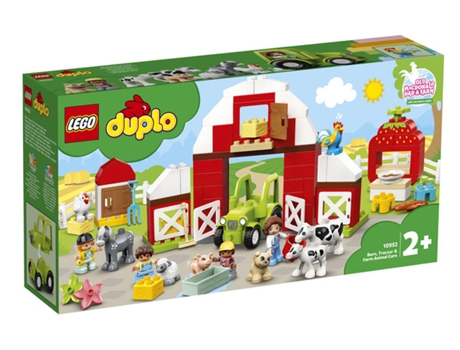 LEGO Duplo: Granero, Tractor Y Cuidado De Animales En La Granja (Edad Mínima: ‍2 - 97 Piezas)