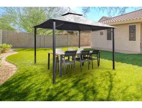 Cenador de jardin SAO 300S300 Gris claro